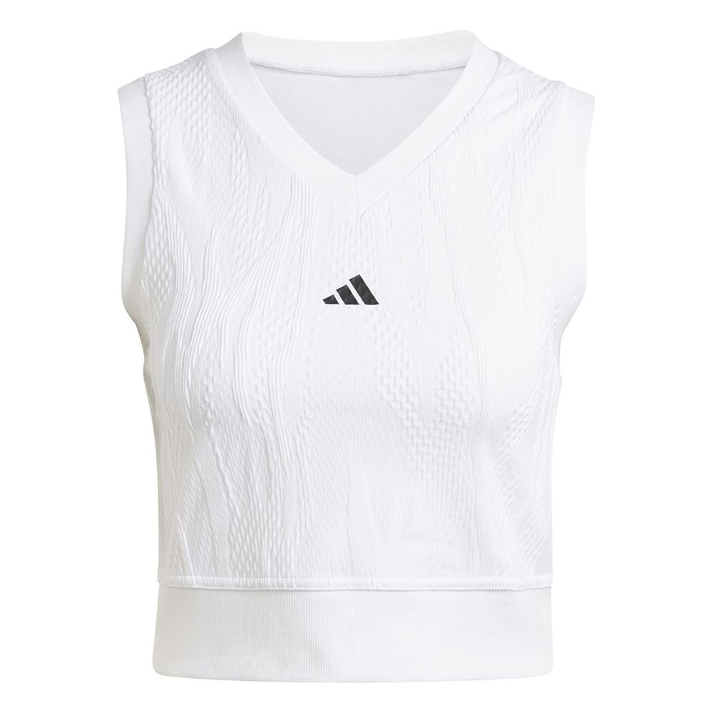 Adidas Crop Top Pro, Padel- & tennis t-shirt Dam