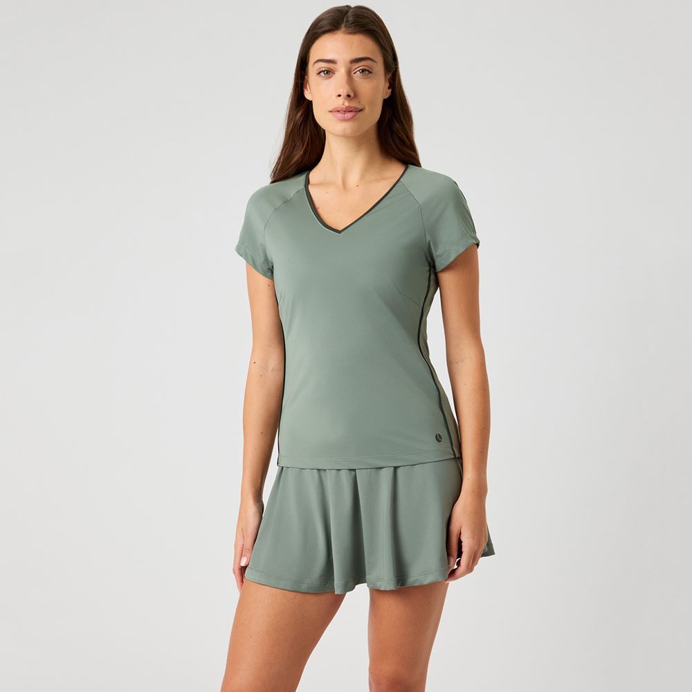 Björn Borg Ace V Neck, Padel- och tennis T-shirt dam