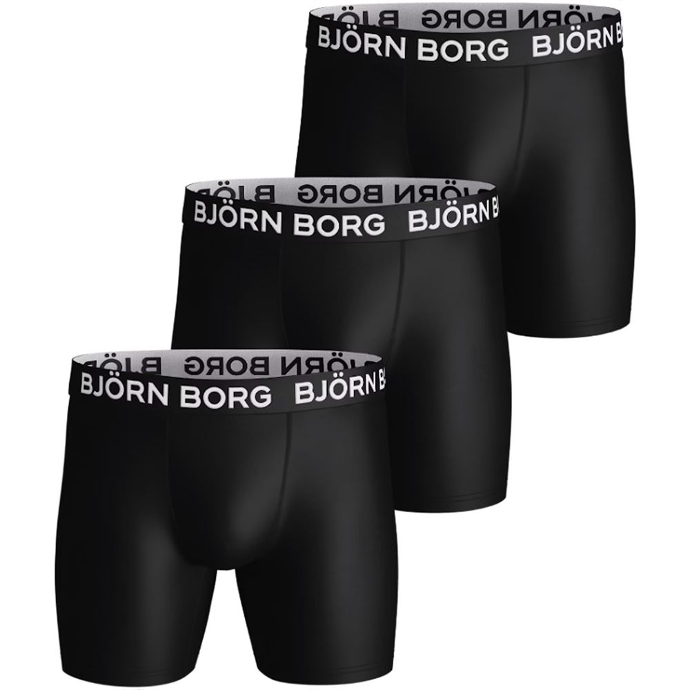 Björn Borg Sports Microfiber Boxer 3P, Kalsonger herr