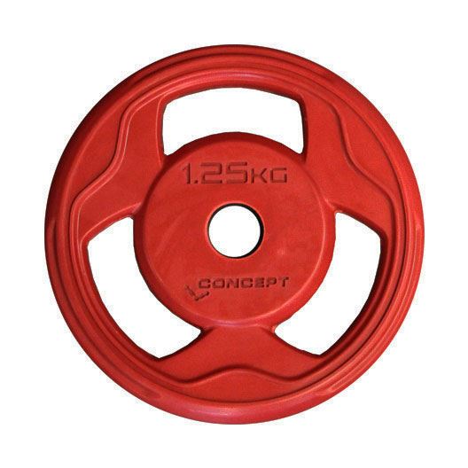 Concept Line New Pumpvikt styck 1,25 kg, Viktskivor gummerade Concept Line New Pumpvikt styck 1,25 kg, Viktskivor gummerade