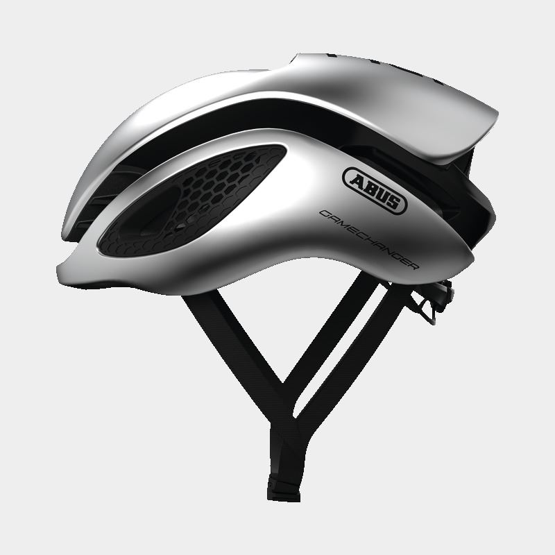 ABUS GameChanger Gleam Silver, Cykelhjälm
