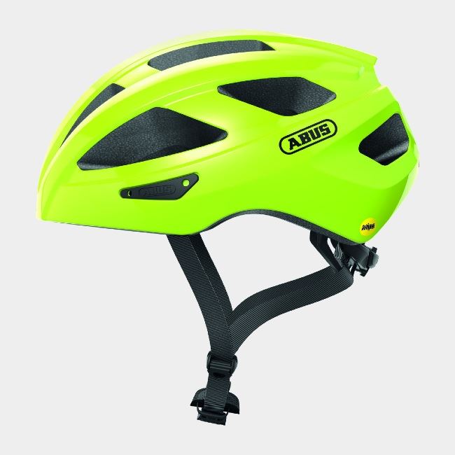 ABUS Macator MIPS Signal Yellow, Cykelhjälm