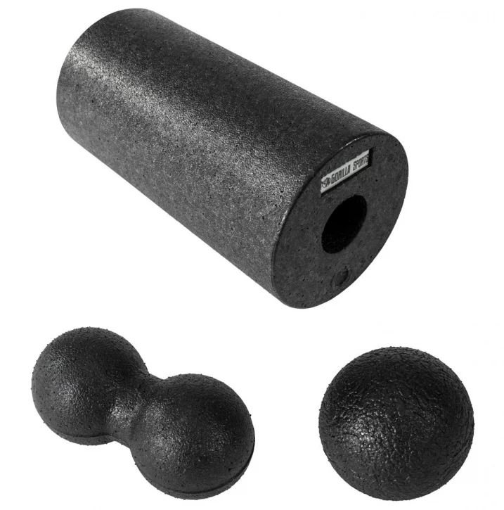 Gorilla Sports Faciapaketet - FoamRoller Massageboll Gorilla Sports Faciapaketet - FoamRoller Massageboll