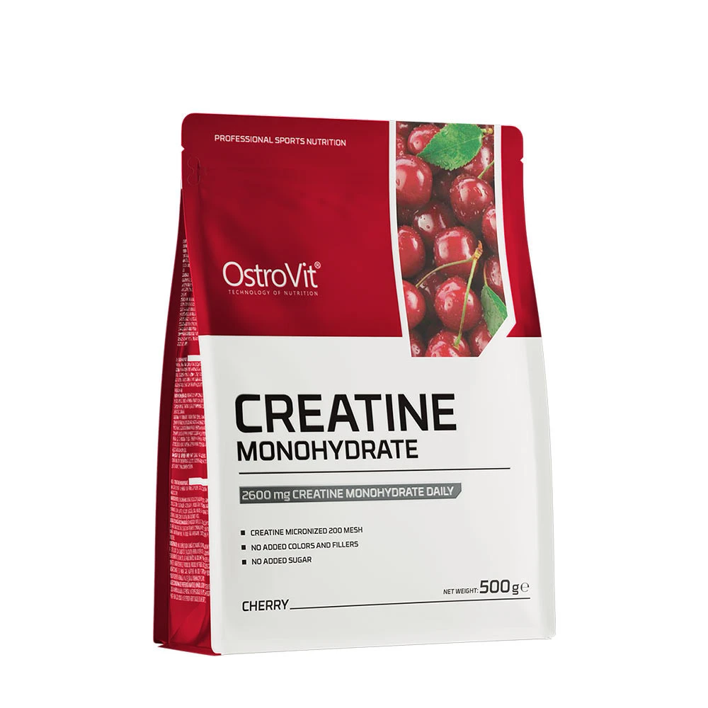 OstroVit - Kreatinmonohydrat, 500 g, Körsbär