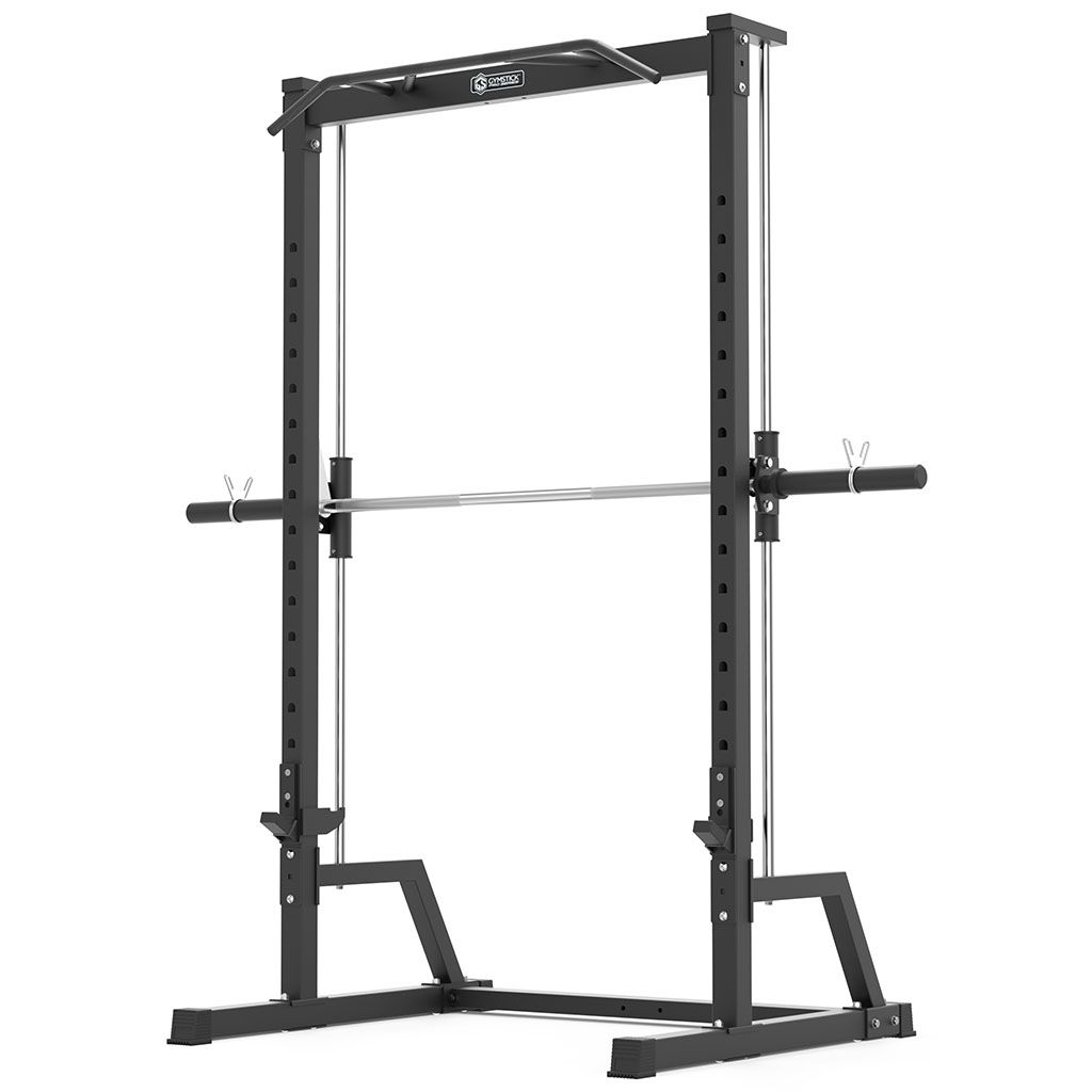 Half Rack Smith med Chinsräcke Svart - Gymstick Half Rack Smith med Chinsräcke Svart - Gymstick