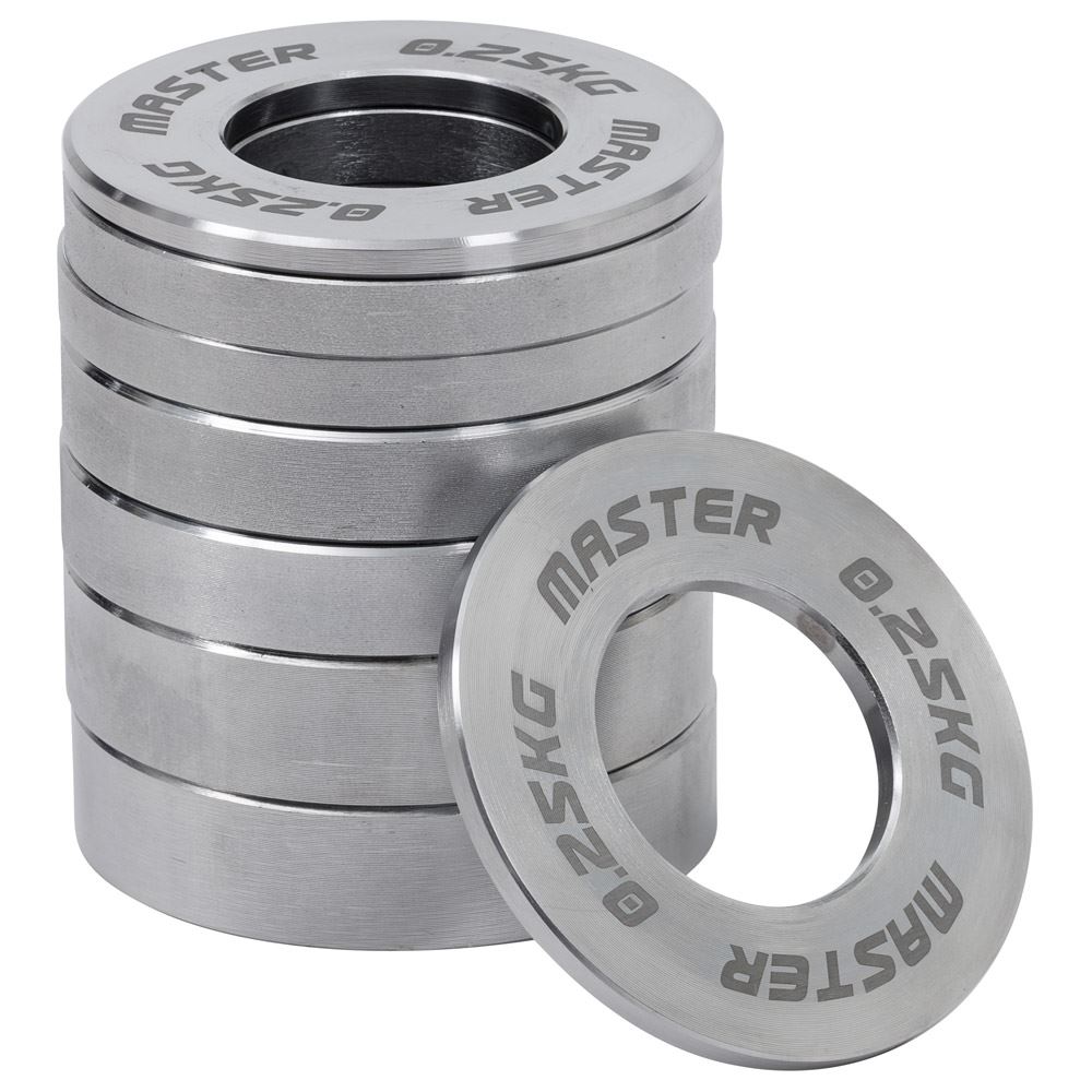 Master Fitness Viktskivor Viktpaket 50mm Mini Järn Grå