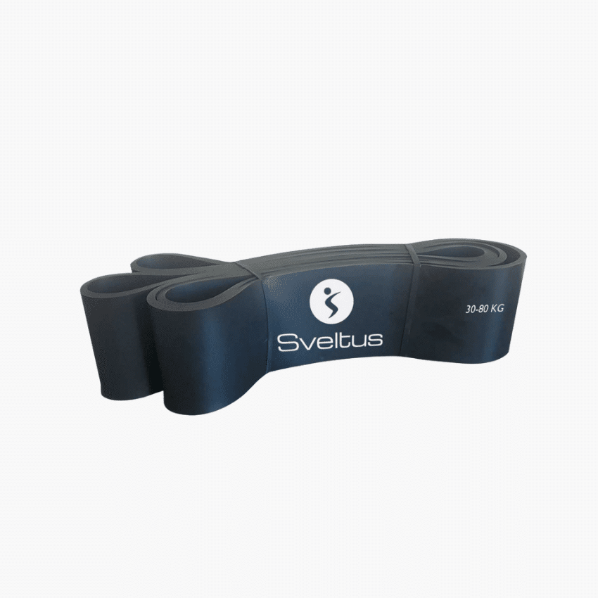 Powerband Svart 30-80kg - Sveltus