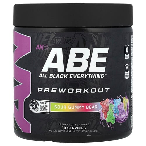 ABE, Preworkout, sur gummibjörn, 390 g