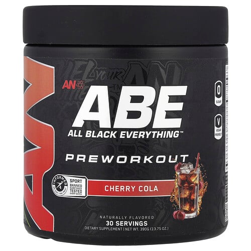 ABE, Preworkout, körsbärscola, 390 g