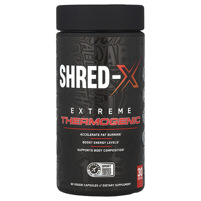ABE, Shred-X, Extrem termogen, 90 vegetariska kapslar