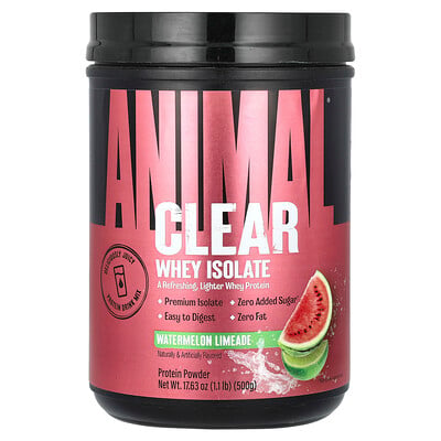 Animal, Klart vassleisolat, vattenmelonlimeade, 500 g