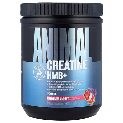 Animal, Kreatin HMB+™-pulver, drakbär, 327 g