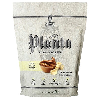 Ambrosia Collective, Planta, växtprotein, jordnötssmörbanan, 780 g
