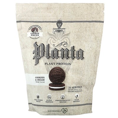 Ambrosia Collective, Planta, växtprotein, kakor och grädde, 937,5 g