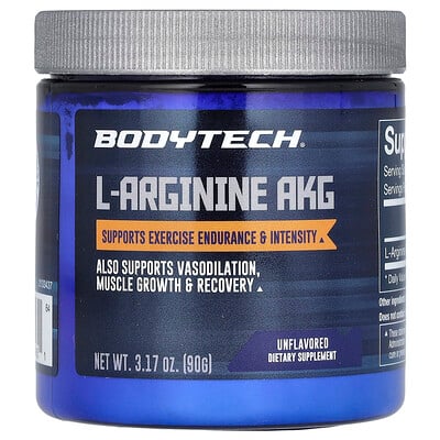 BodyTech, L-Arginin AKG, Osmaksatt, 90 g