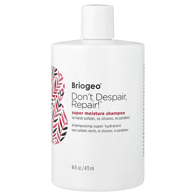 Briogeo, Misströsta inte, reparera!™, Superfuktande schampo, 473 ml