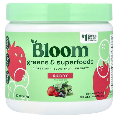 Bloom, Grönsaker och superfoods, bär, 163,8 g