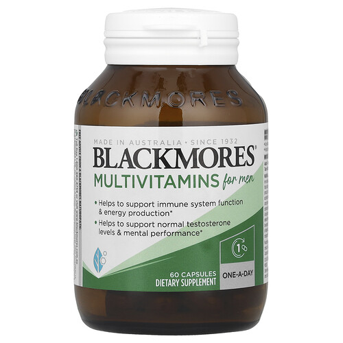 Blackmores, Multivitaminer för män, 60 kapslar Blackmores, Multivitaminer för män, 60 kapslar
