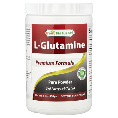 Best Naturals, L-glutamin, 454 g (1 lb)