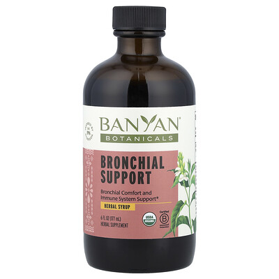 Banyan Botanicals, Örtsirap för bronkialstöd, 177 ml