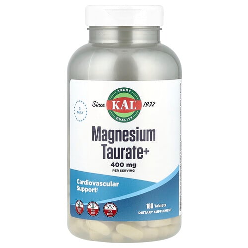 KAL, Magnesiumtaurat+, 180 tabletter KAL, Magnesiumtaurat+, 180 tabletter