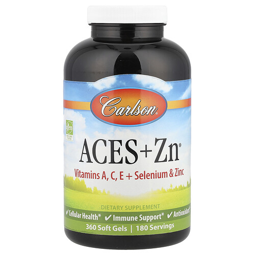 Carlson, Aces + Zn®, 360 mjuka geler