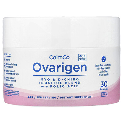 Colic Calm, Ovarigen Myo & D-Chiro Inositol-blandning med folsyra, 126 g