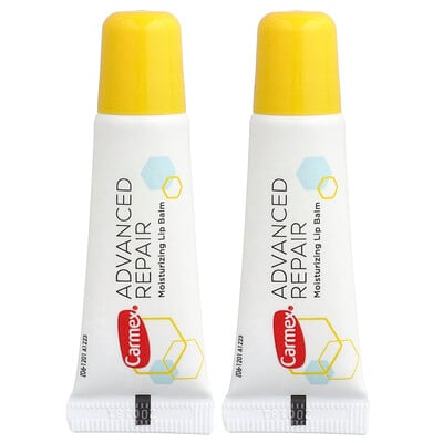 Carmex, Avancerad reparation, återfuktande läppbalsam, 2 tuber, 10 g styck