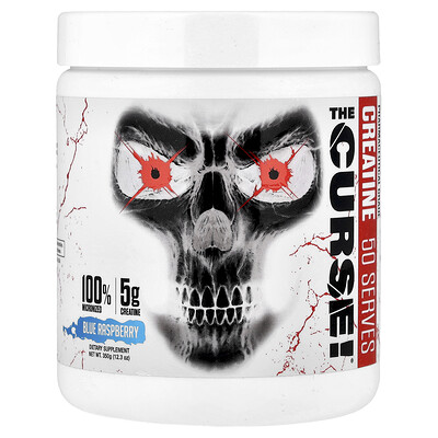 JNX Sports, The Curse!®, Kreatin, Blå Hallon, 350 g