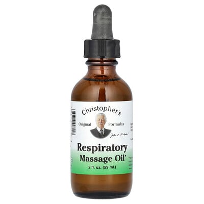 Christopher's Original Formulas, Andningsmassageolja, 59 ml