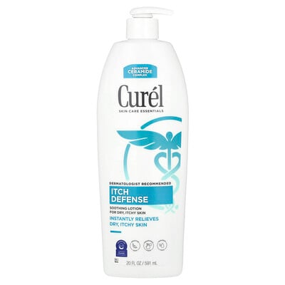 Curel, Klådskydd, lugnande lotion för torr, kliande hud, doftfri, 20 fl oz (591 ml)