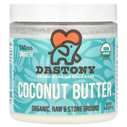 Dastony, Ekologiskt kokossmör, ultraslät, 8 oz (227 g)
