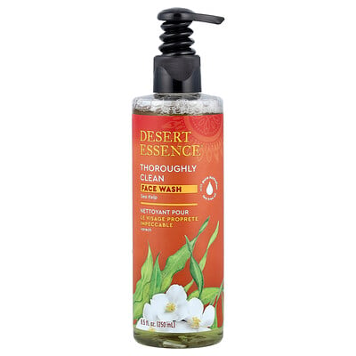 Desert Essence, Grundligt rengörande ansiktstvätt, havstång, 250 ml