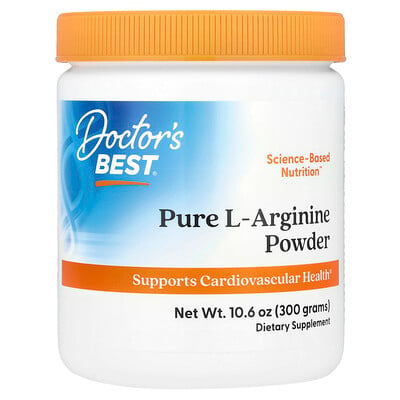 Doctor's Best, Rent L-argininpulver, 10.6 oz (300 g)
