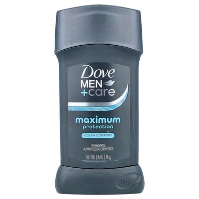Dove, Men + Care, Maximalt Skyddande Antiperspirant, Ren Komfort, 74 g