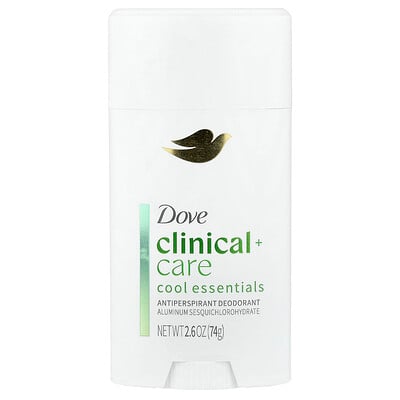 Dove, Clinical + Care, Antiperspirant Deodorant, Cool Essentials, 74 g