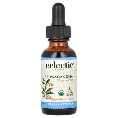 Eclectic Herb, Ashwagandha-extrakt, 30 ml