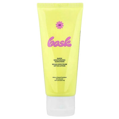 Bask Suncare, Transparent återfuktande solskyddslotion, SPF 50, 100 ml