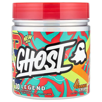 Ghost, Legend® Pre-Workout, Apelsinkräm, 660 g