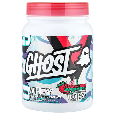 Ghost, Vassle, klart proteinisolat, jordgubbsvattenmelon, 710 g (1,57 lb)