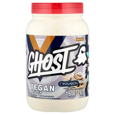 Ghost, Veganskt protein, Cinnabon®, 1 120 g