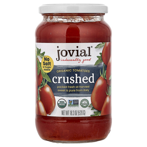 Jovial, Ekologiska tomater, krossade, 520 g