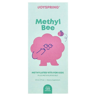 JoySpring, Methyl Bee, metylerade vitaminer för barn, 30 ml