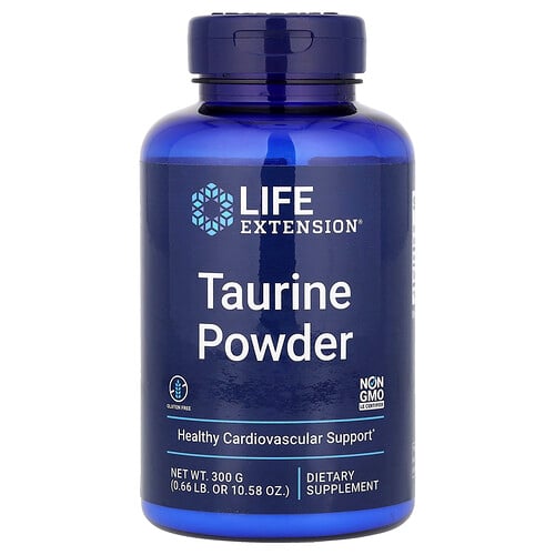 Life Extension, Taurinpulver, 300 g Life Extension, Taurinpulver, 300 g
