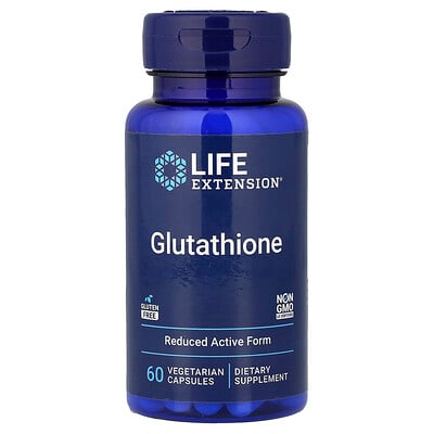 Life Extension, Glutation, 60 vegetariska kapslar