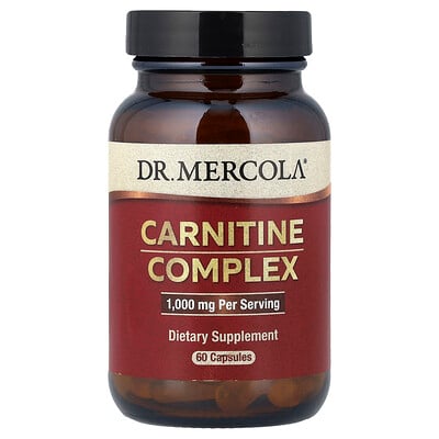 Dr. Mercola, Karnitinkomplex, 60 kapslar