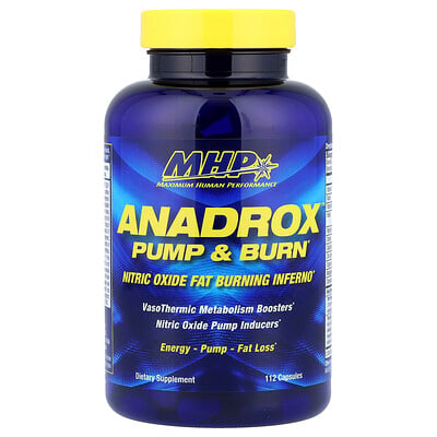 MHP, Anadrox™ Pump & Burn, 112 kapslar