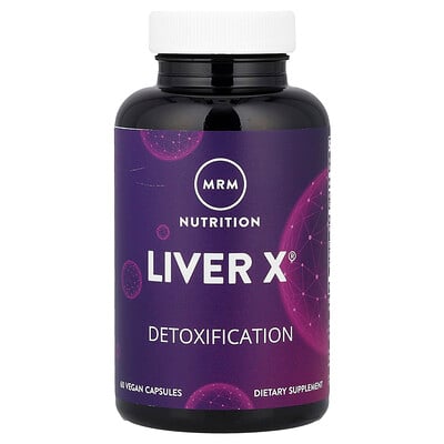 MRM Nutrition, Liver X®, 60 veganska kapslar