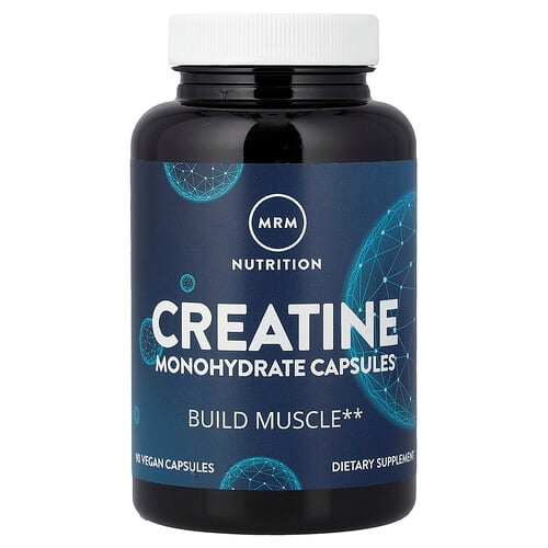 MRM Nutrition, Creatine Monohydrate, 90 Vegan Capsules (833.3 mg per Capsule)