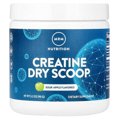 MRM Nutrition, Kreatin torr skopa, surt äpple, 90 g